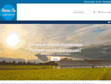 Tablet Screenshot of kauppa.pelma.fi